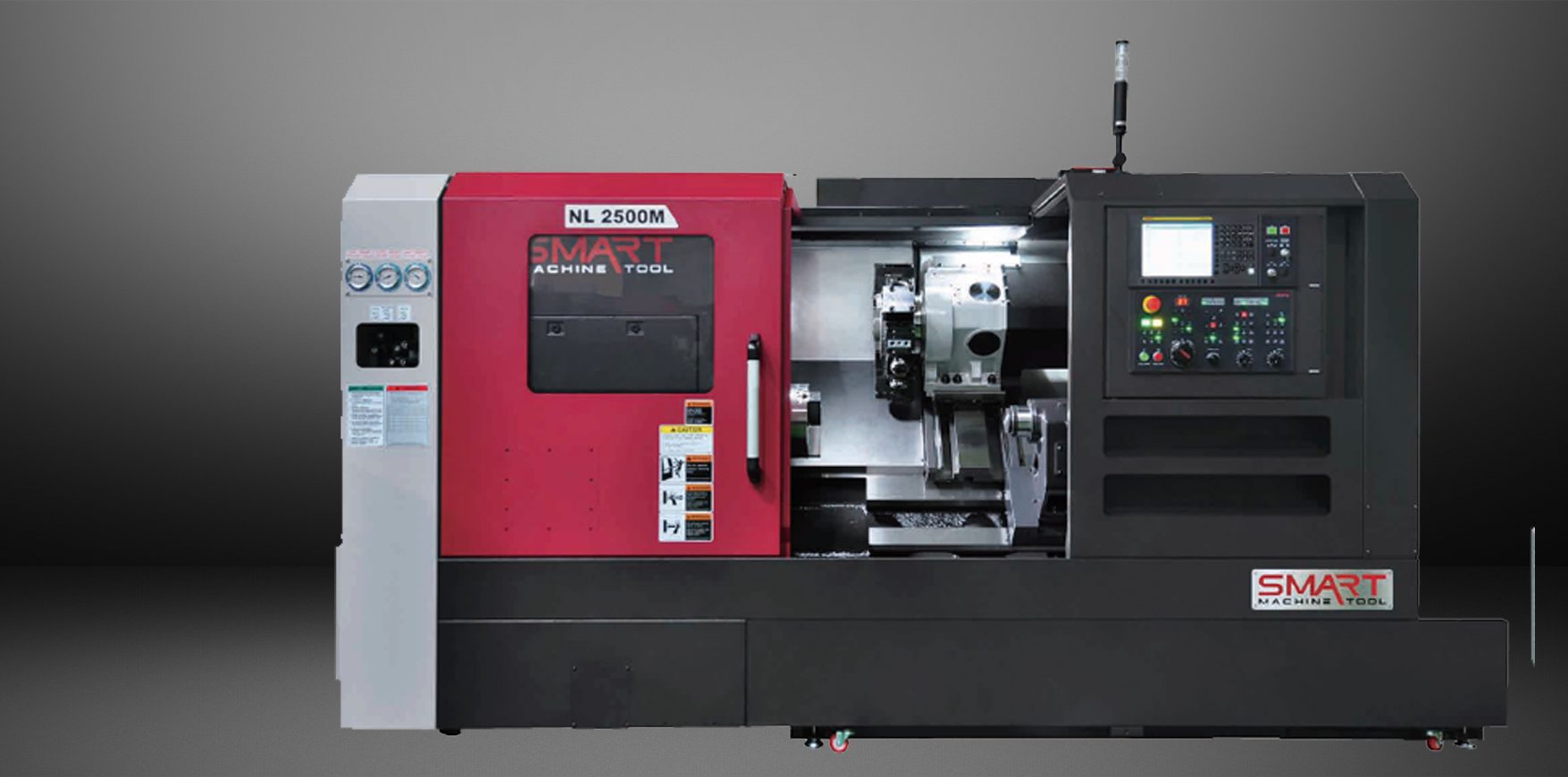 SMART NL 2500M/1100 – BOX WAY – (10″ CHUCK) 3-Axis CNC Lathes