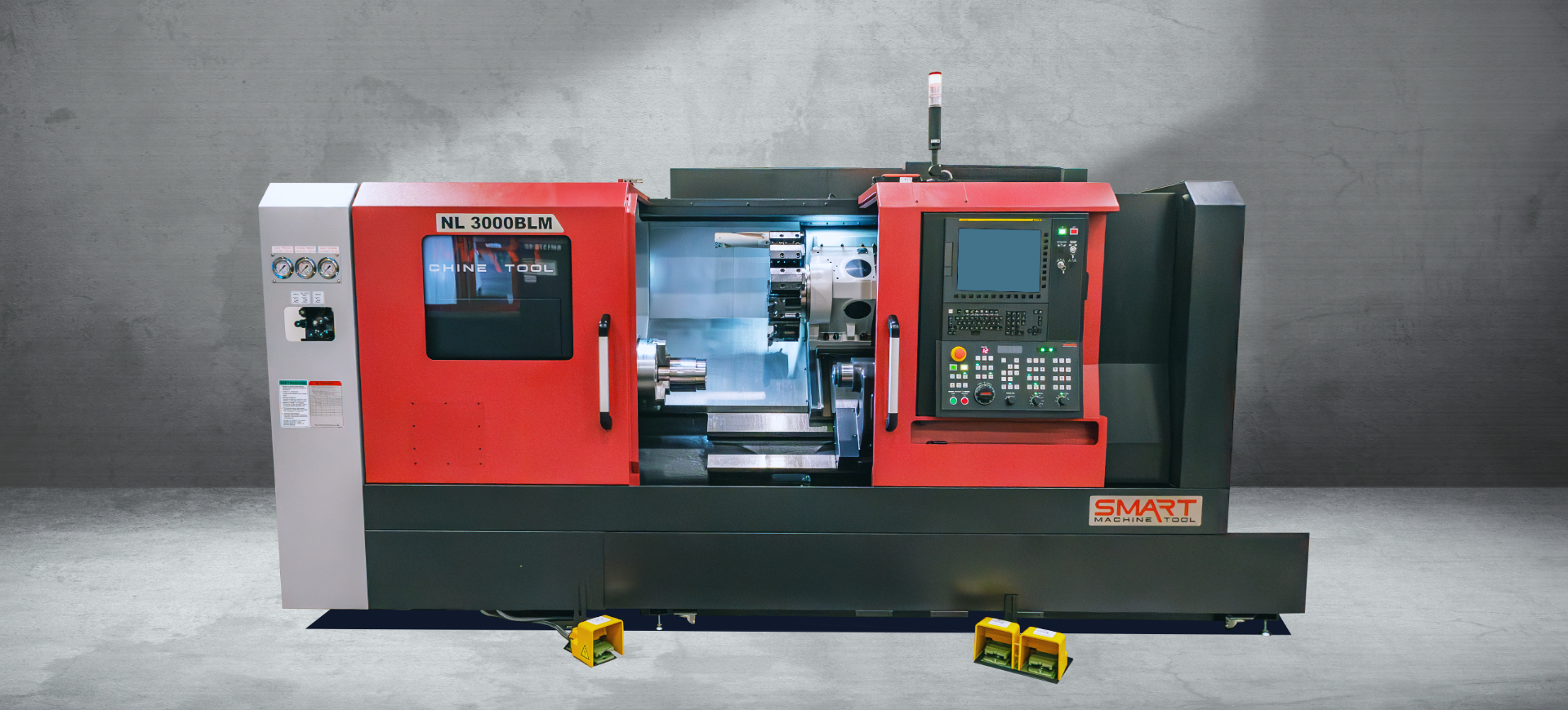 SMART NL 3000BLM – BOX WAY – (12″ CHUCK) 3-Axis CNC Lathes