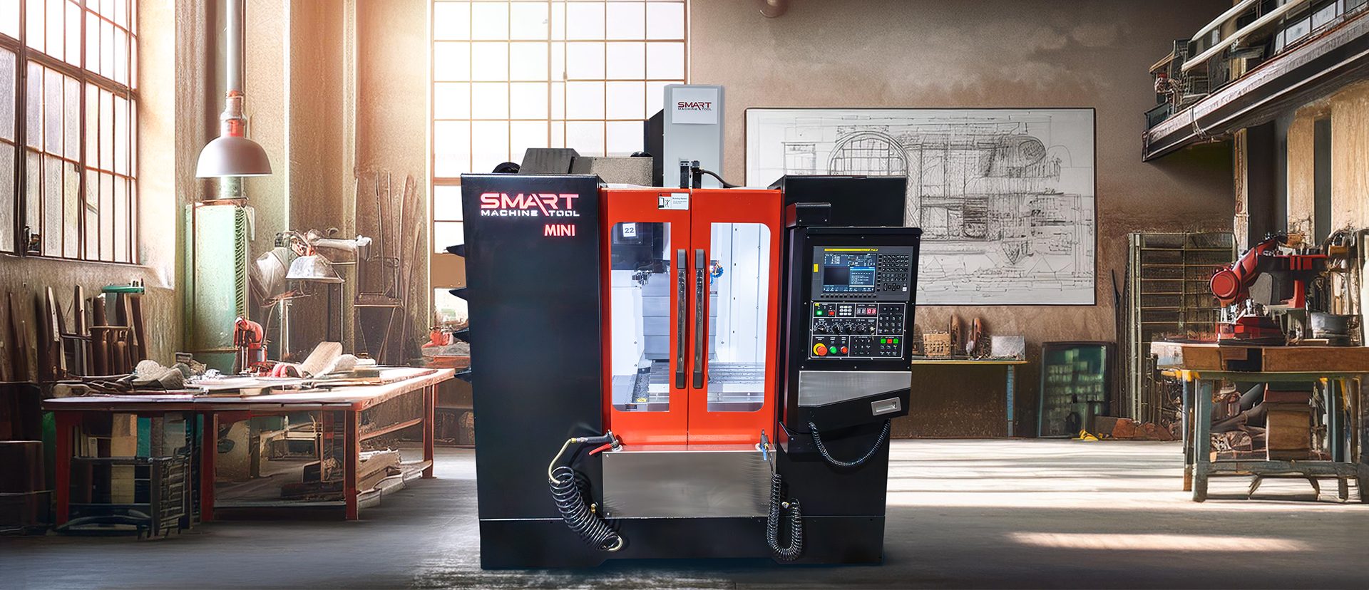 SMART MINI – LINEAR WAY – (CAT40, 12K) Vertical Machining Centers